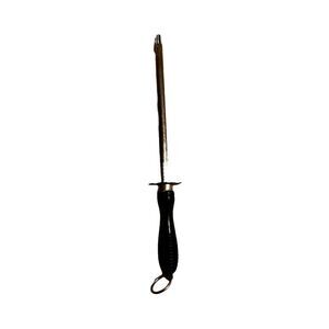 Sharpening Steel Rod Knife Sharpener 12" Cutlery Slip Resistant Handle Kitchen